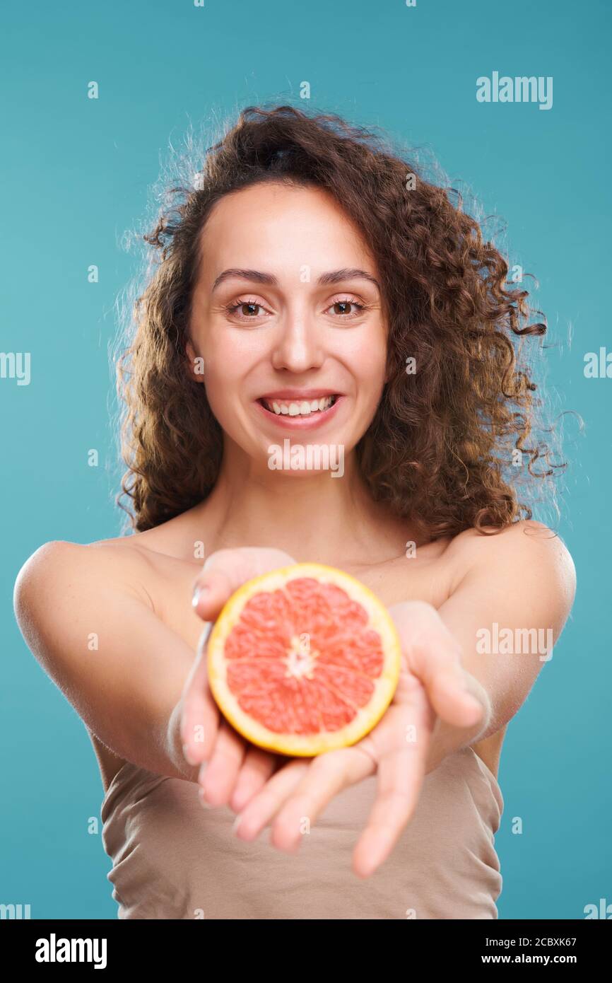 Person holding fruit hires stock photography and images Alamy