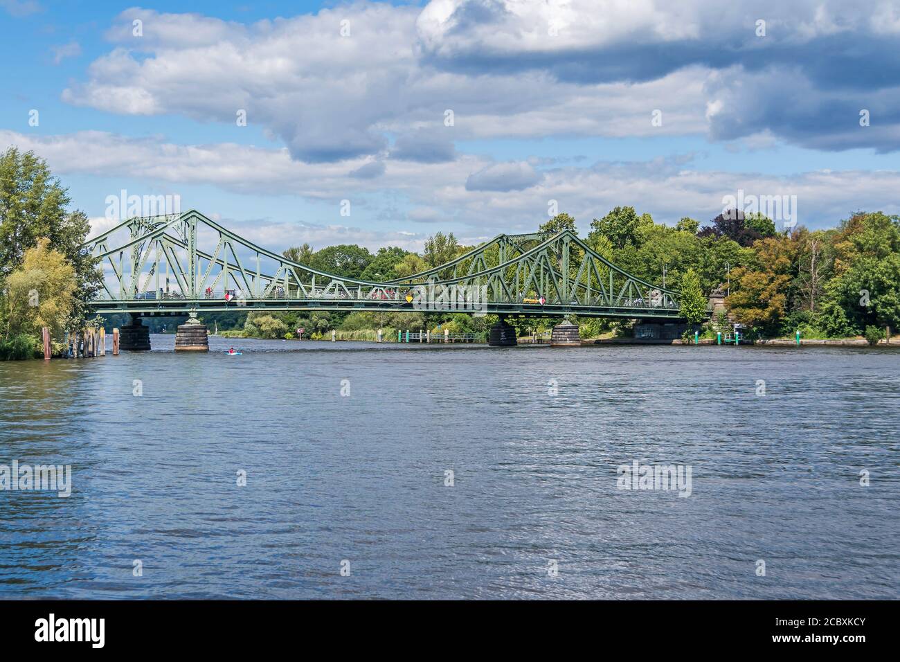 Potsdam, Germany July 12, 2020 Glienicke Bridge, the famous Bridge