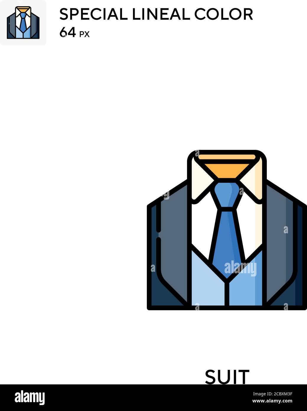 Suit Special lineal color vector icon. Suit icons for your business ...