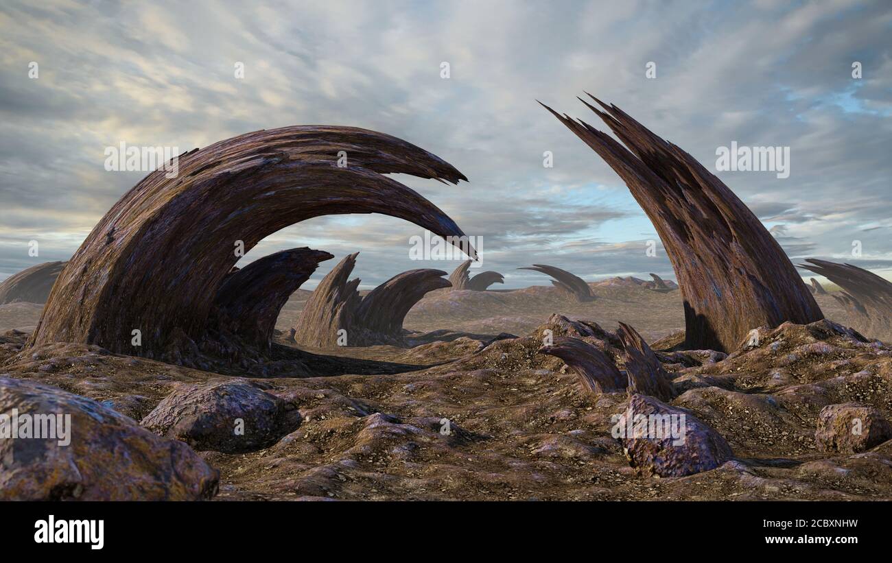 Alien Planet Sea Strider