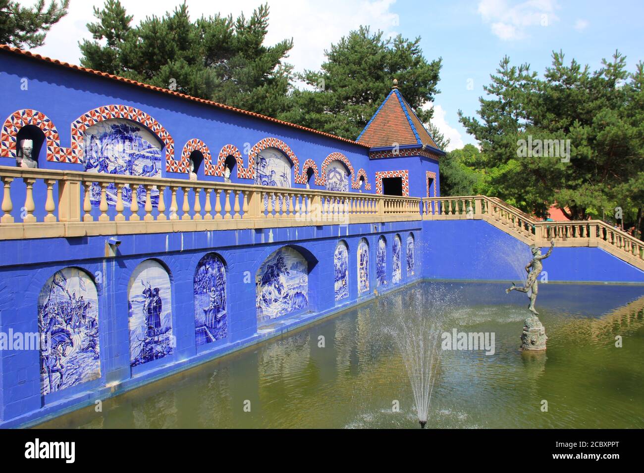 Mondo Verde World Gardens in Landgraaf in the Netherlands Stock Photo