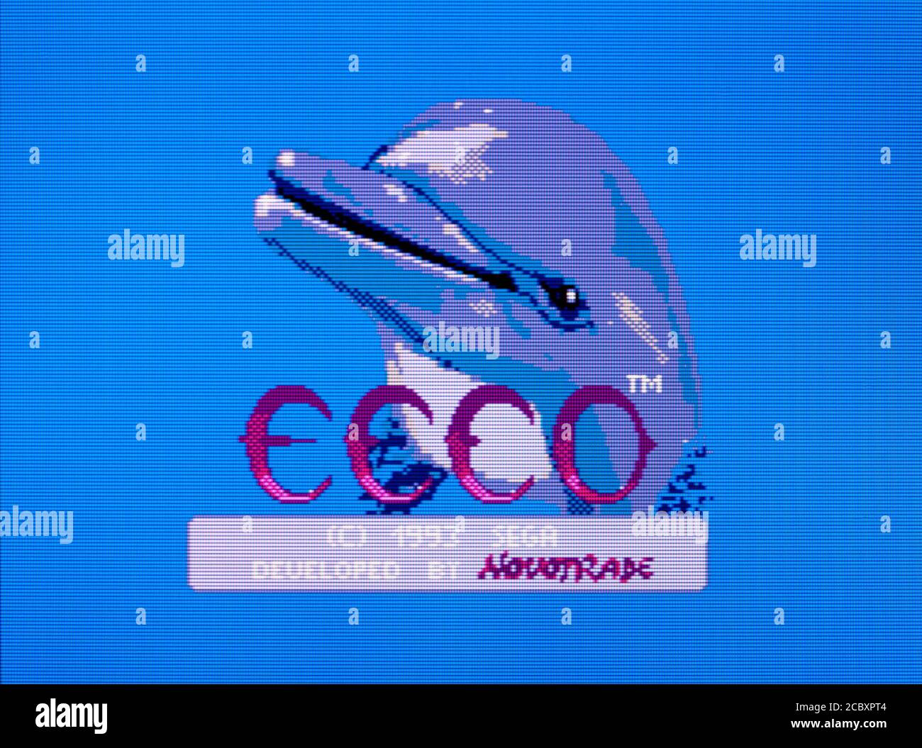 Ecco The Dolphin - Sega Master System - SMS - editorial use only Stock Photo