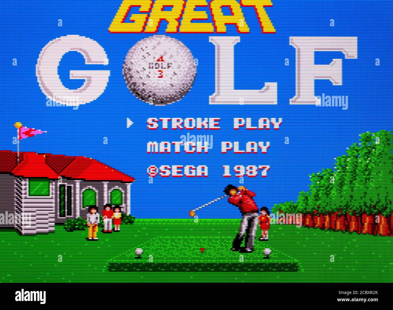 GREAT GOLF - Sega - Golf Master System PAL
