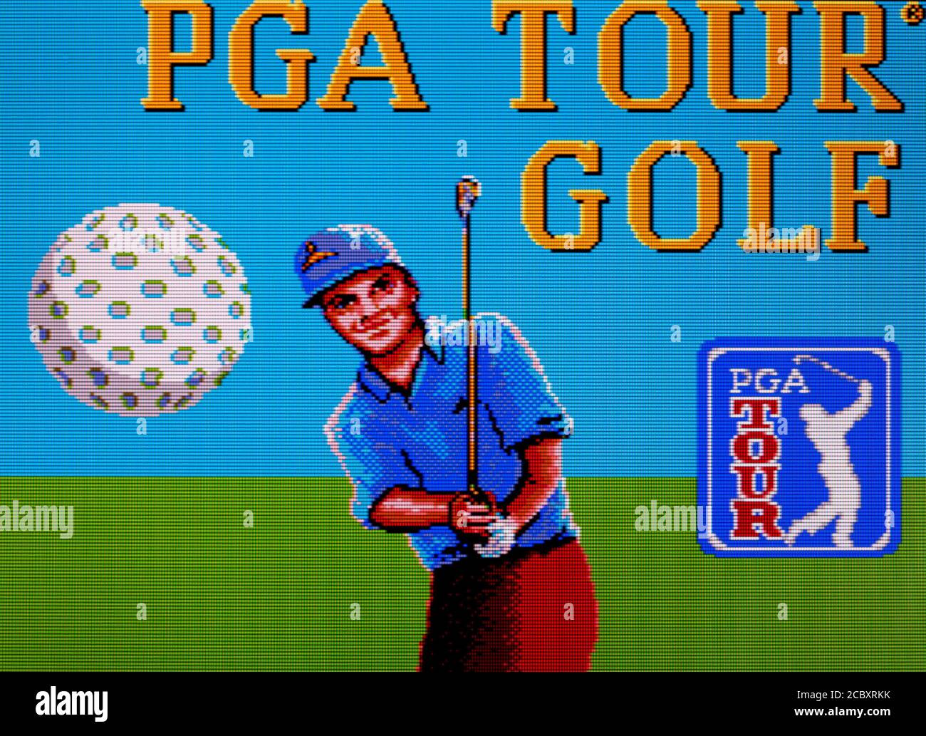 PGA Tour Golf - Sega Master System - SMS - editorial use only Stock Photo