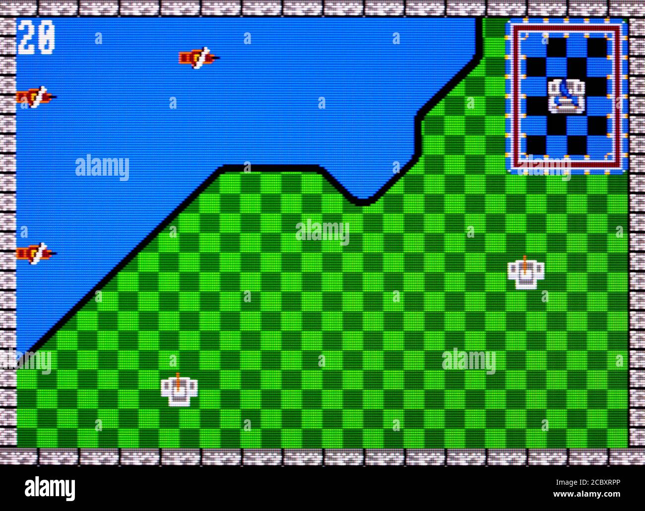 Rampart - Sega Master System - SMS - editorial use only Stock Photo