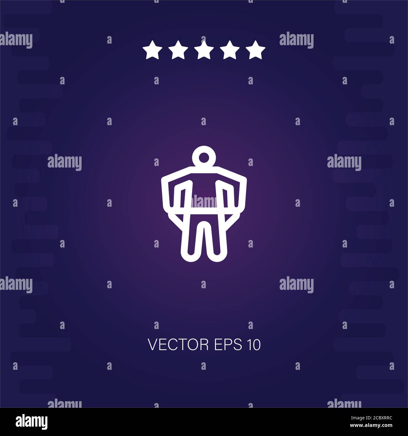 bankruptcy vector icon modern illustration Stock Vector