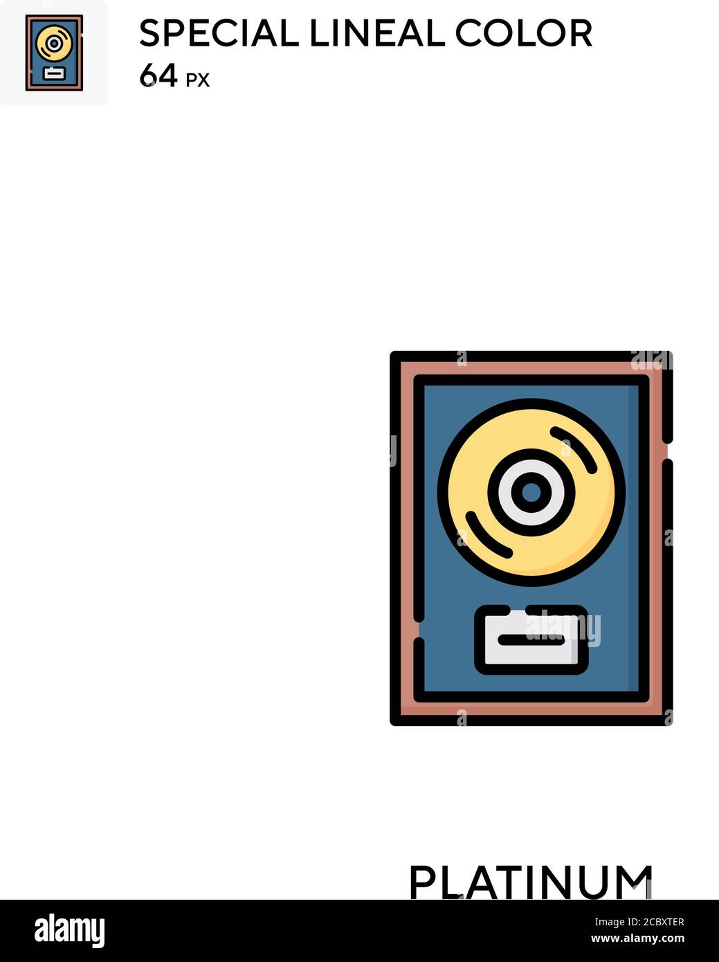 Platinum Special lineal color vector icon. Platinum icons for your ...