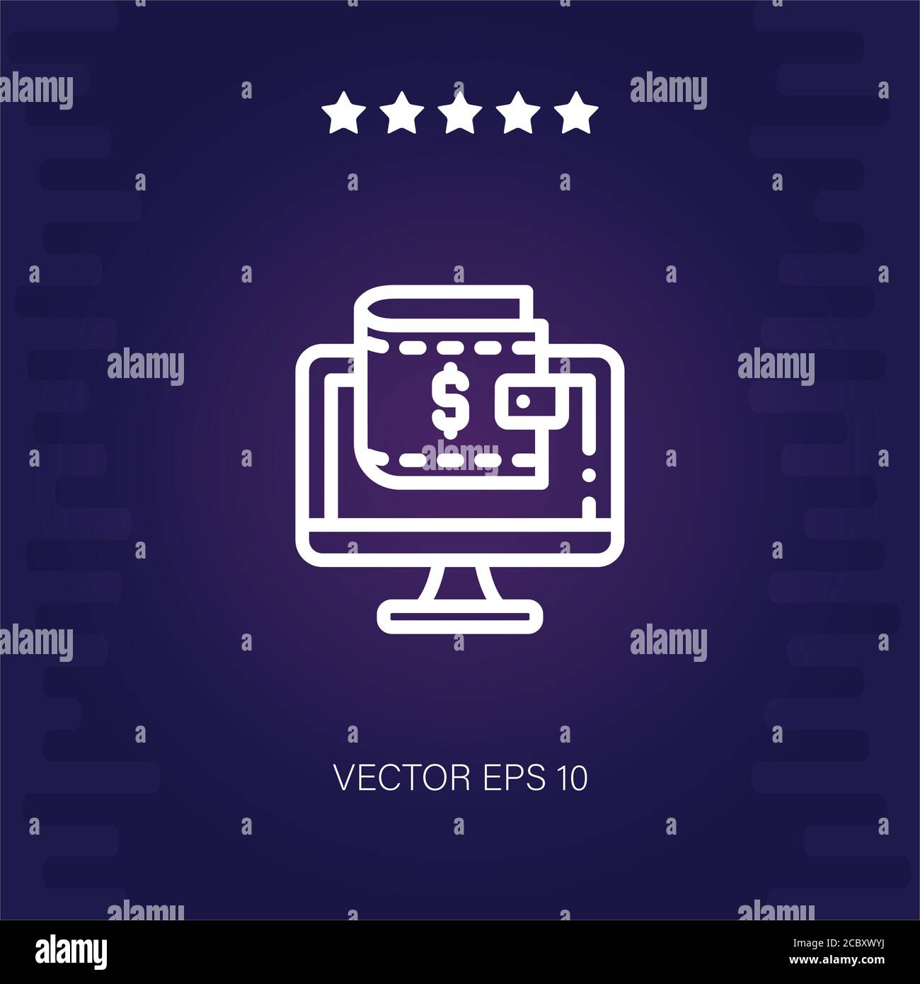 bank vector icon modern illustration Stock Vector Image & Art - Alamy