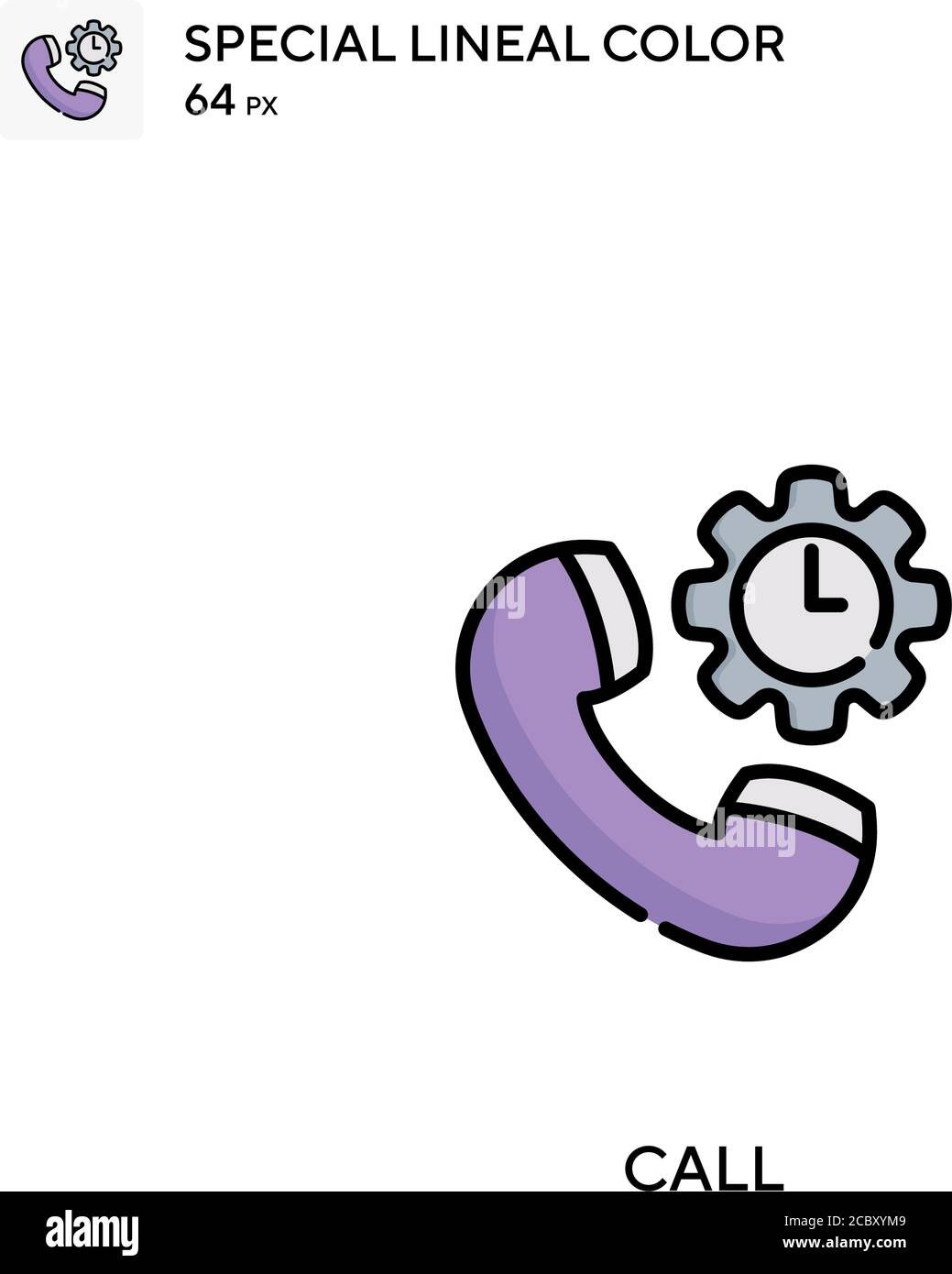 Call Special lineal color vector icon. Call icons for your business ...