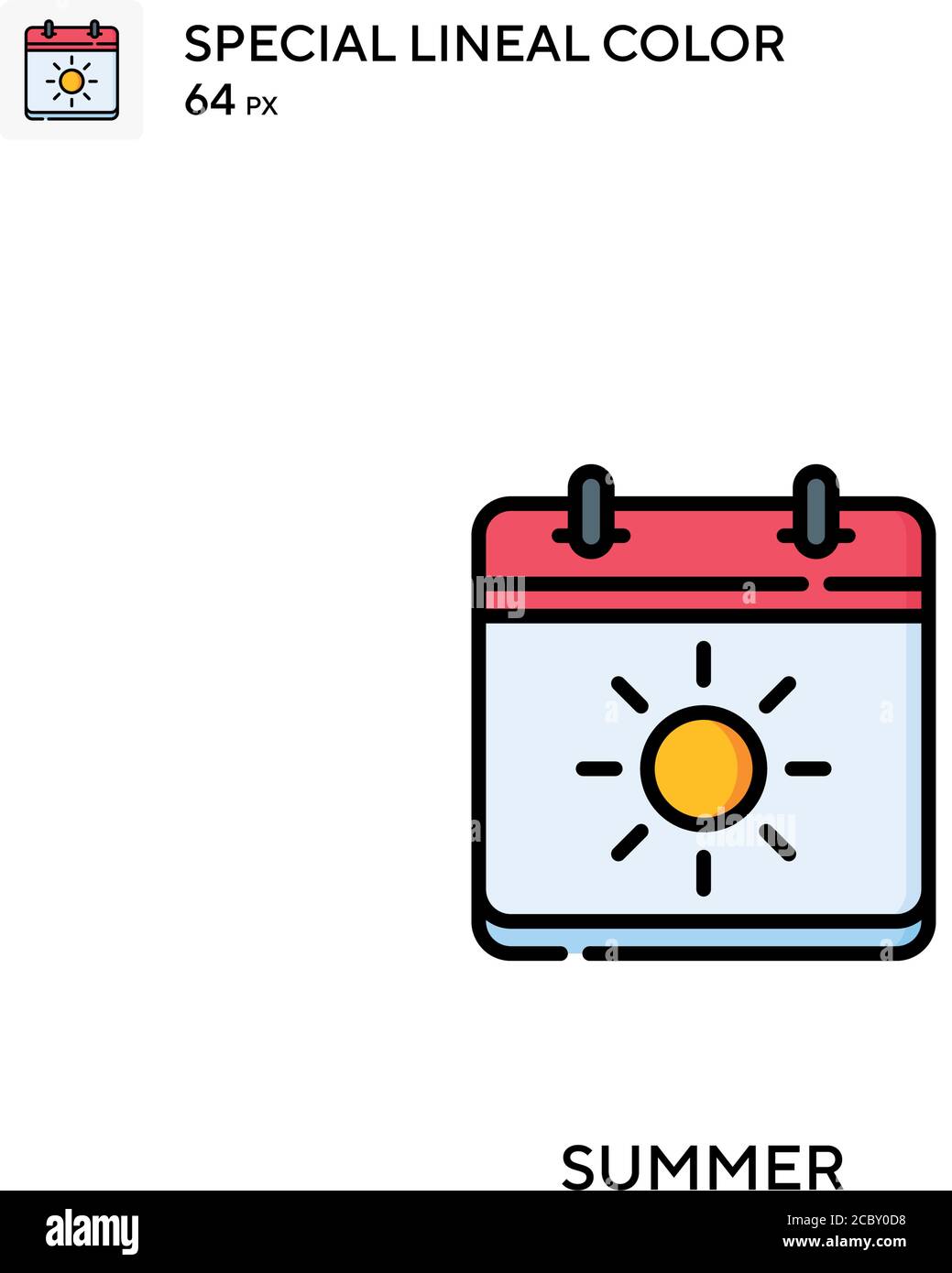 Summer Special lineal color vector icon. Summer icons for your business ...