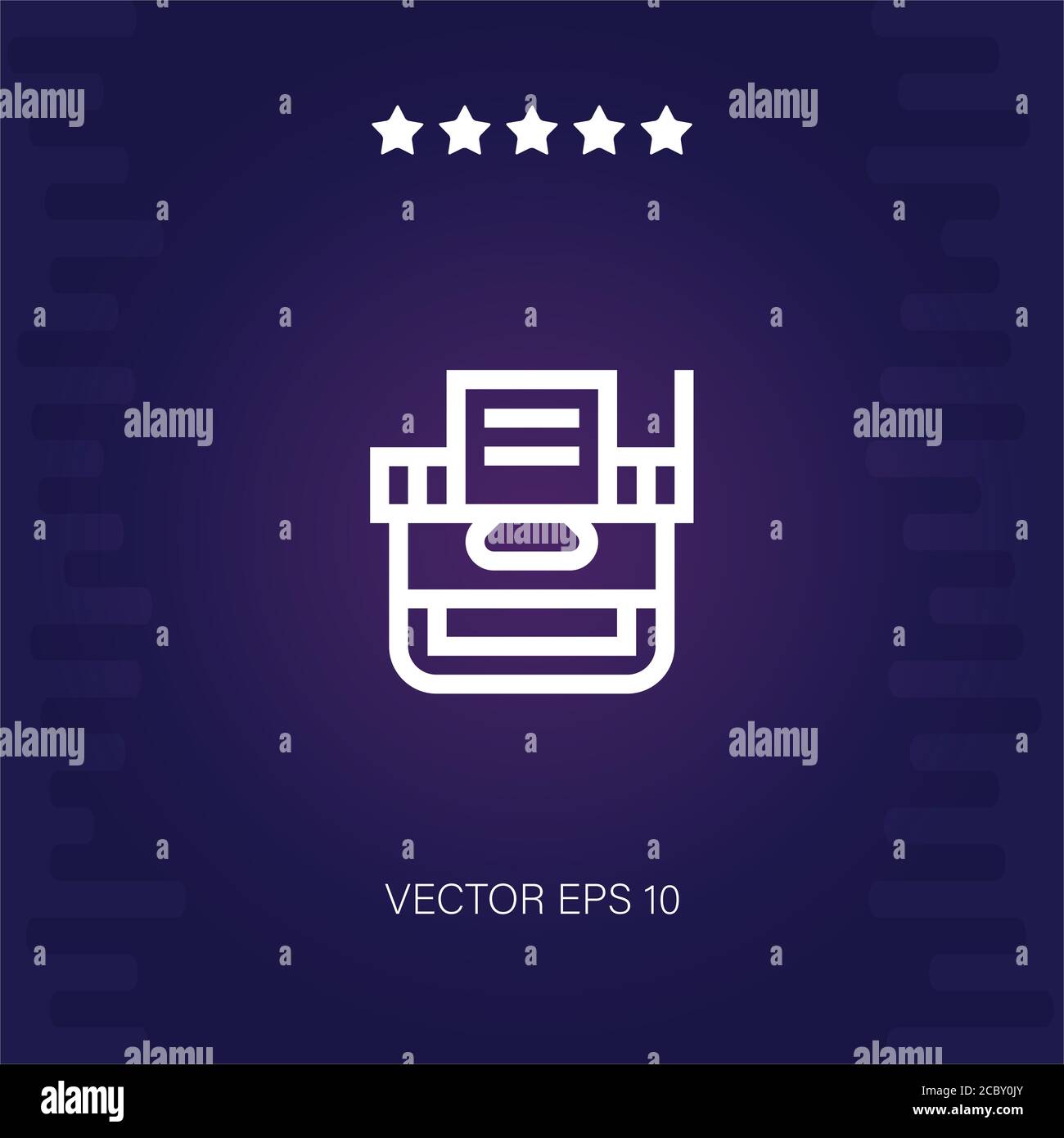 Hand typing retro typewriter machine Stock Vector Images - Alamy