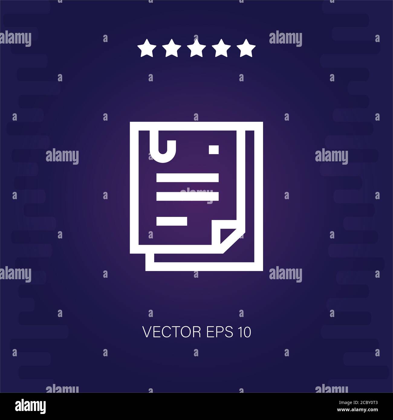 documents vector icon modern illustration Stock Vector