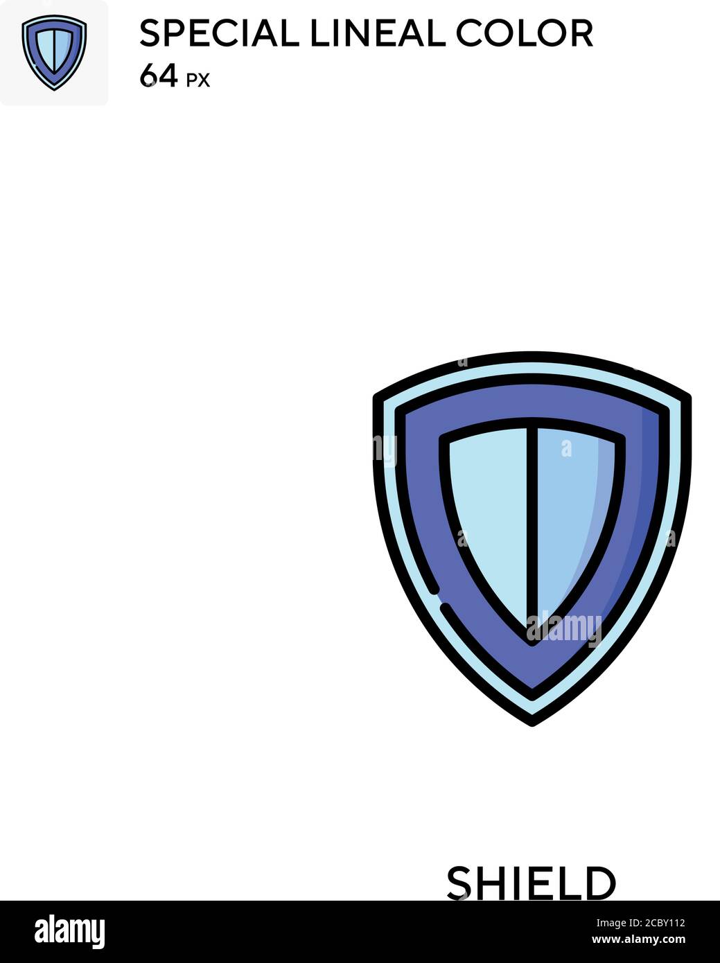 Shield Special lineal color vector icon. Shield icons for your business ...
