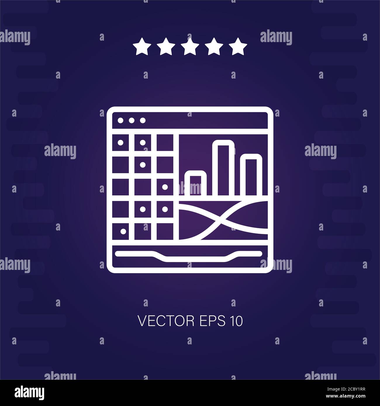 table vector icon modern illustration Stock Vector Image & Art - Alamy