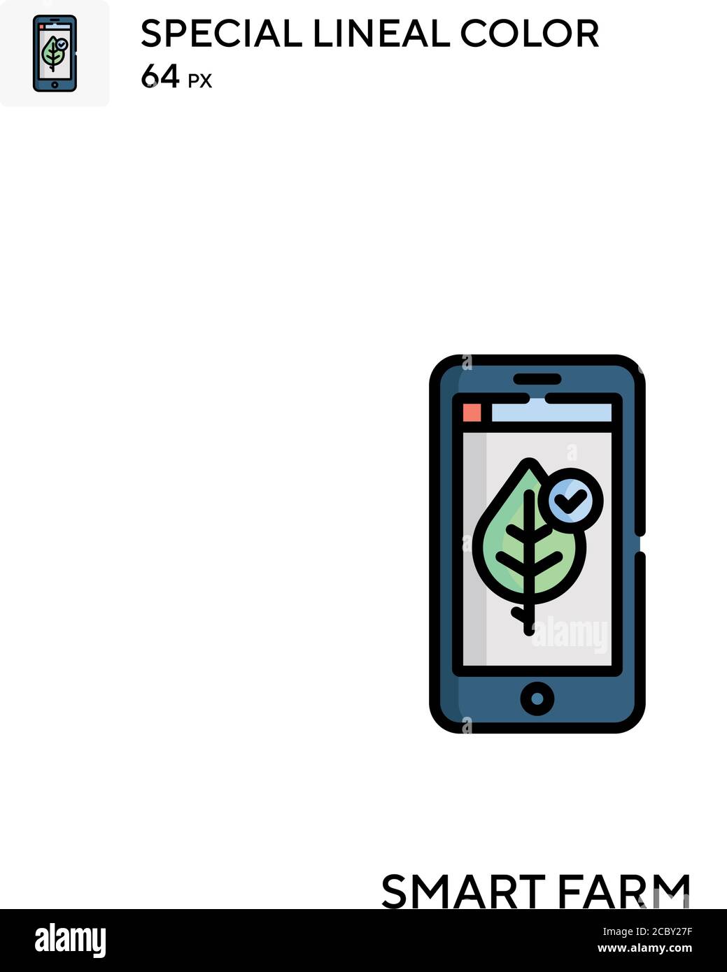 Smart farm Special lineal color vector icon. Smart farm icons for your ...