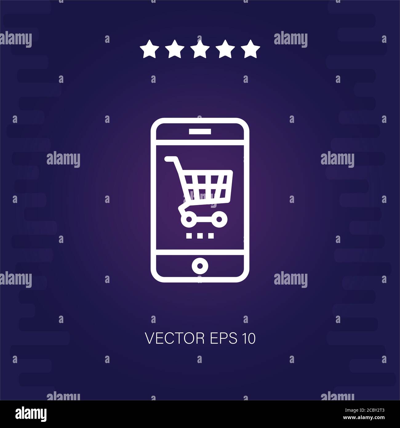 mobile vector icon modern illustration Stock Vector Image & Art - Alamy