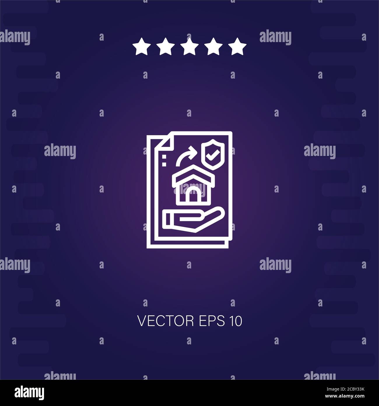 insurance vector icon modern illustration Stock Vector Image & Art - Alamy