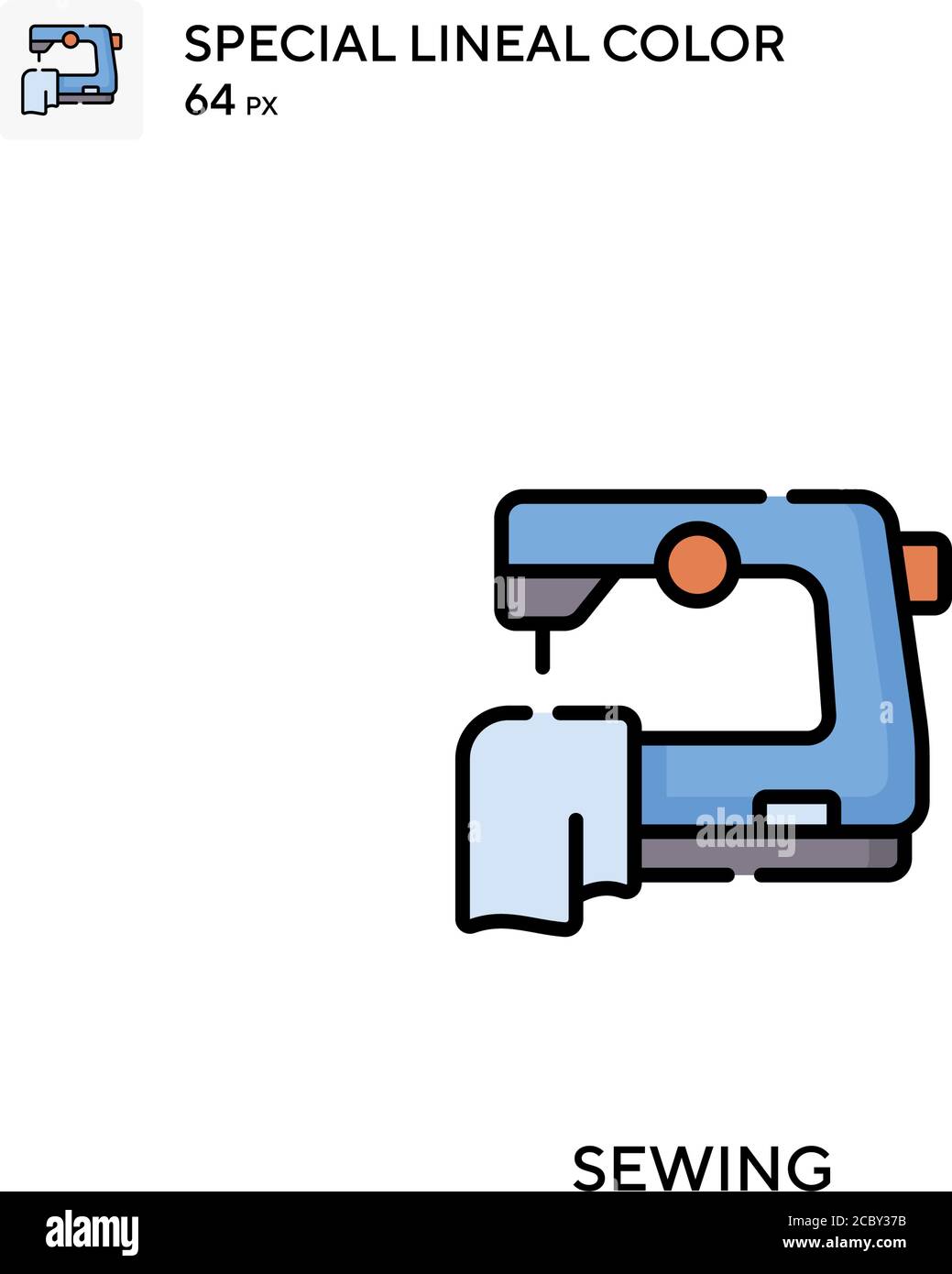 Sewing Special lineal color vector icon. Sewing icons for your business ...
