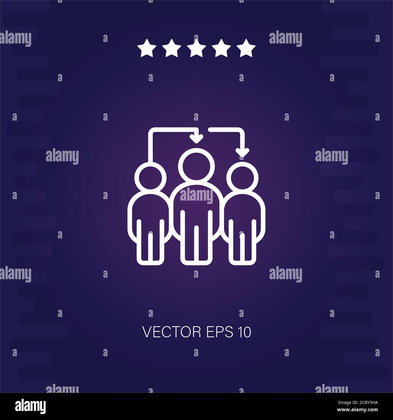 team vector icon modern illustration Stock Vector Image & Art - Alamy