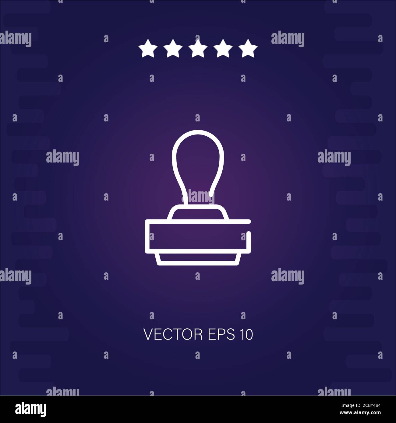 stamp vector icon modern illustration Stock Vector Image & Art - Alamy