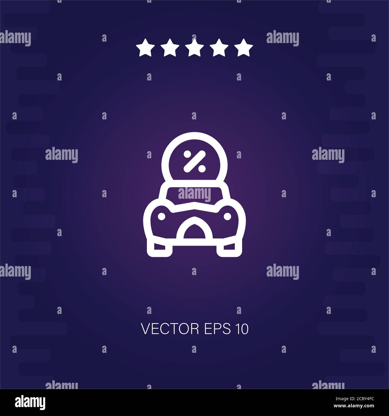 car loan vector icon modern illustration Stock Vector Image & Art - Alamy