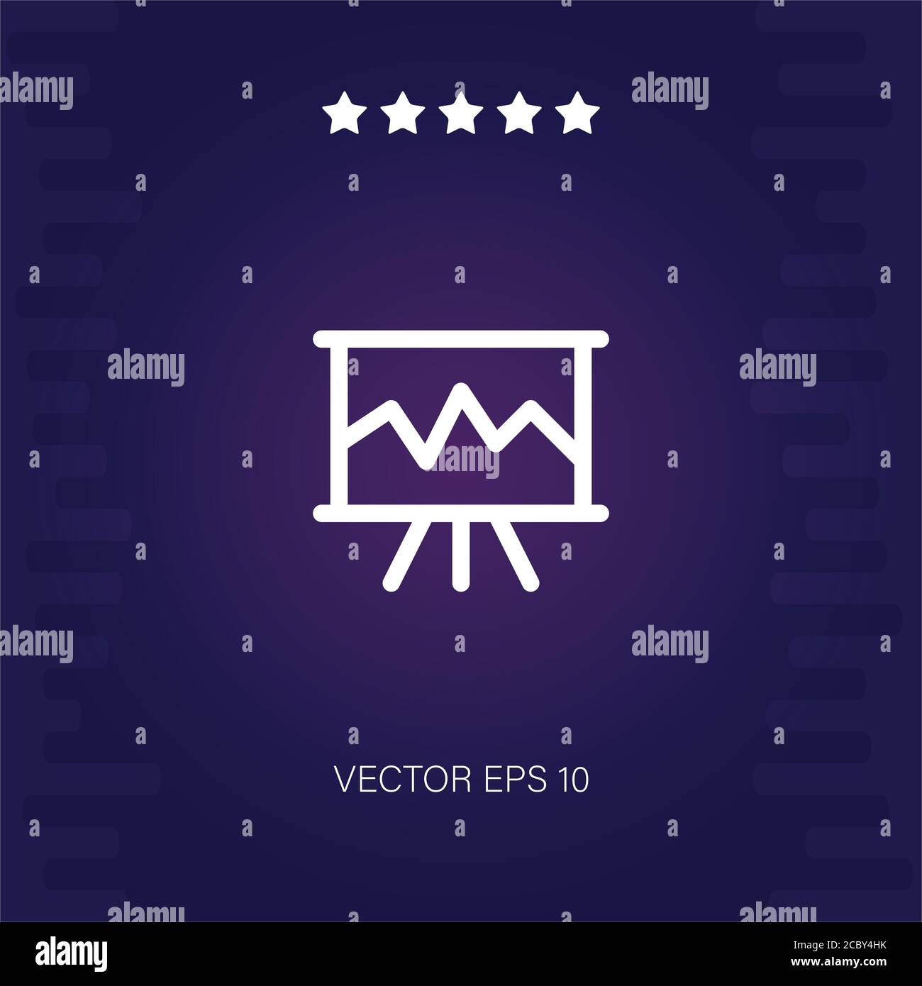 stats vector icon modern illustration Stock Vector Image & Art - Alamy
