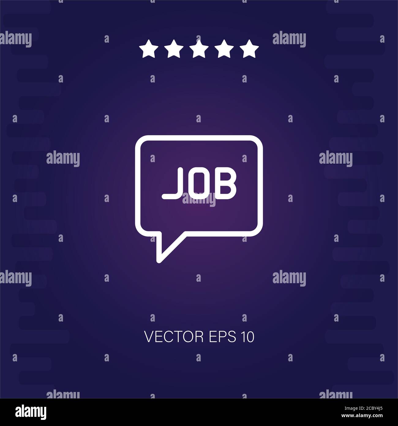speech bubble vector icon modern illustration Stock Vector Image & Art ...