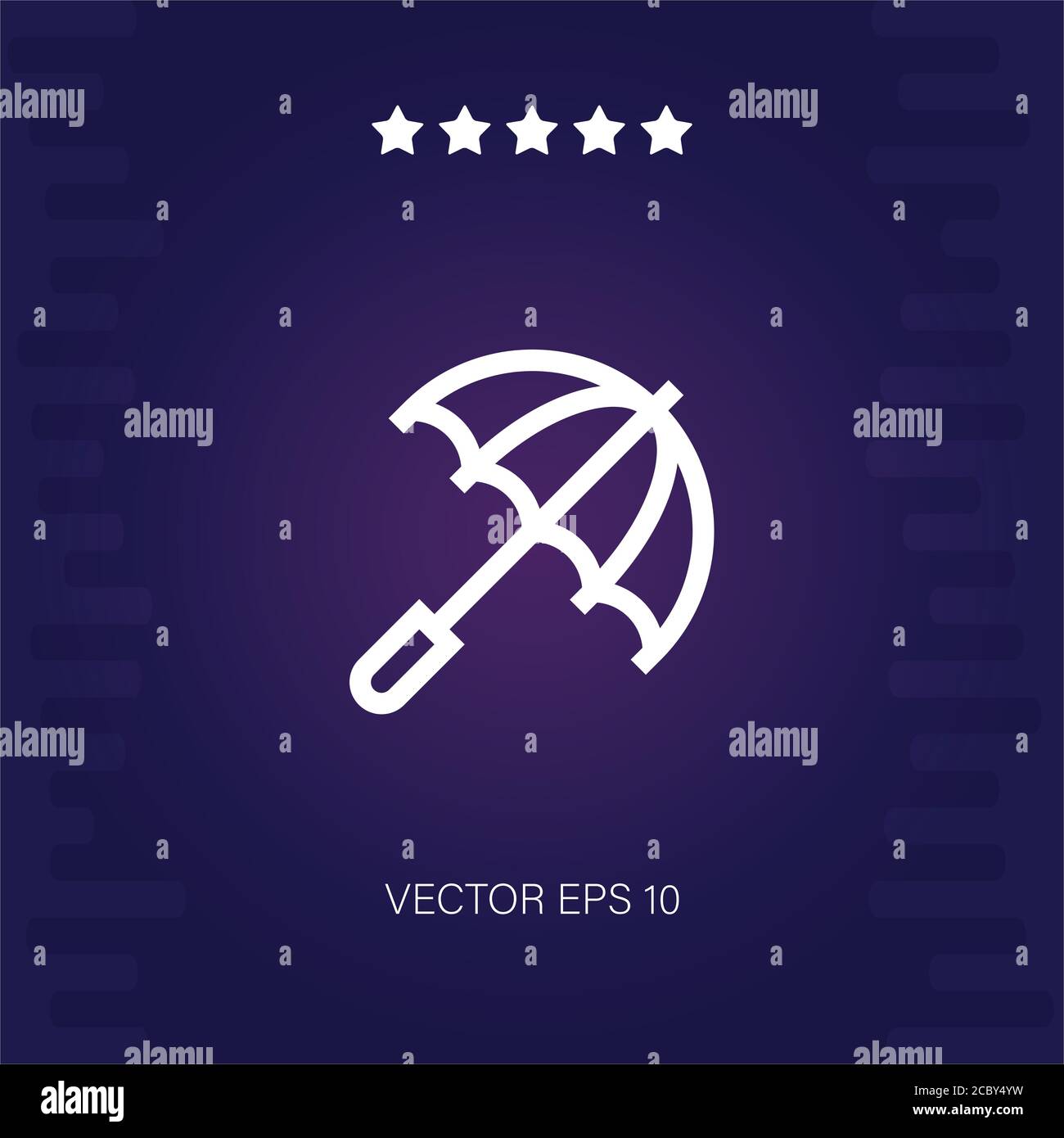 umbrella vector icon modern illustration Stock Vector Image & Art - Alamy