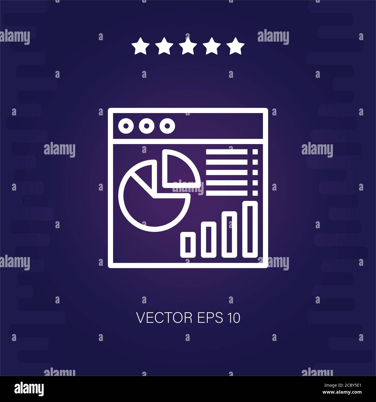 pie chart vector icon modern illustration Stock Vector Image & Art - Alamy