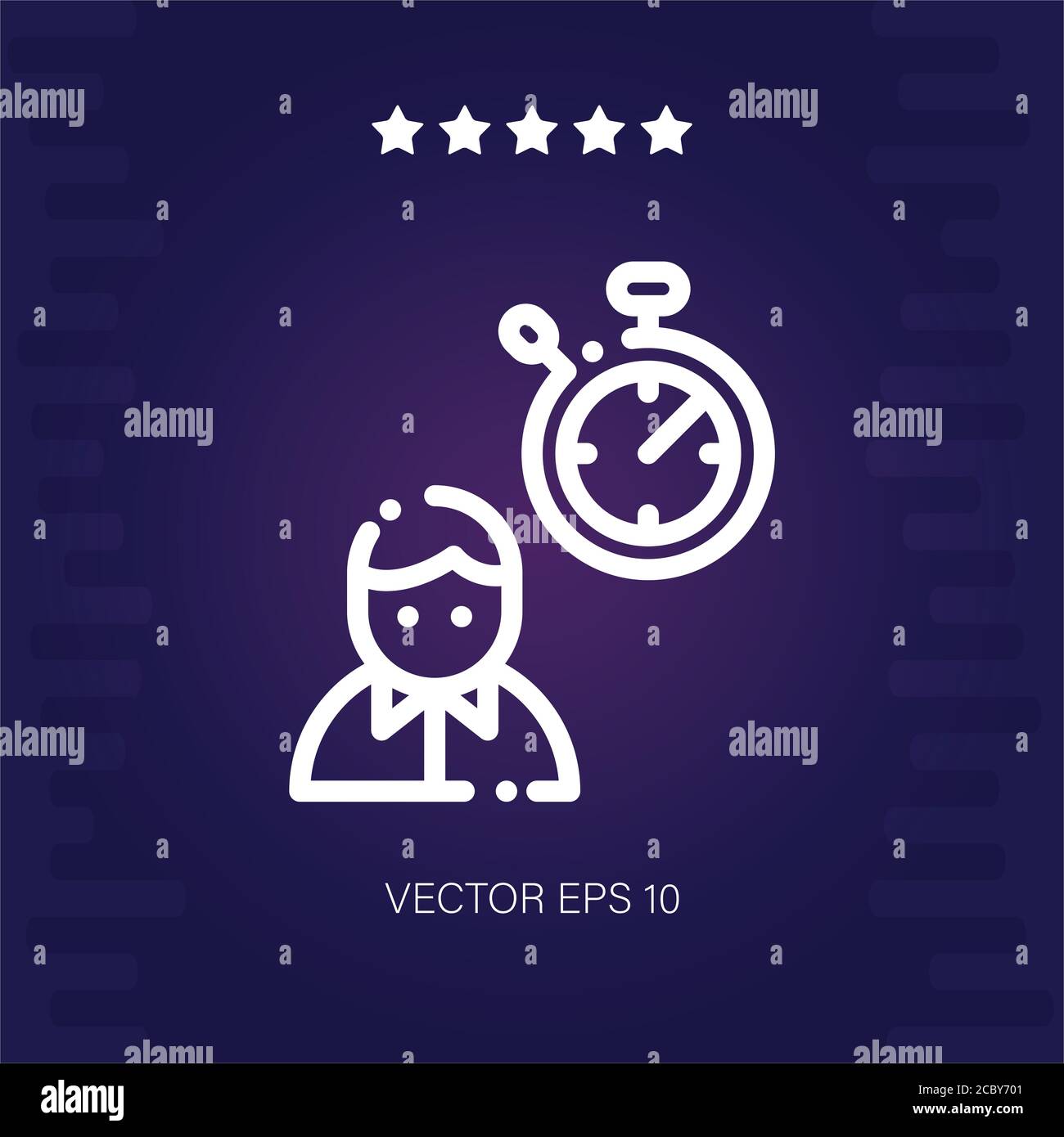 stopwatch vector icon modern illustration Stock Vector Image & Art - Alamy