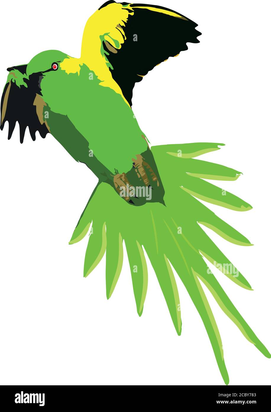Flying bird. Vector birds. White background Stock Vector Image & Art ...
