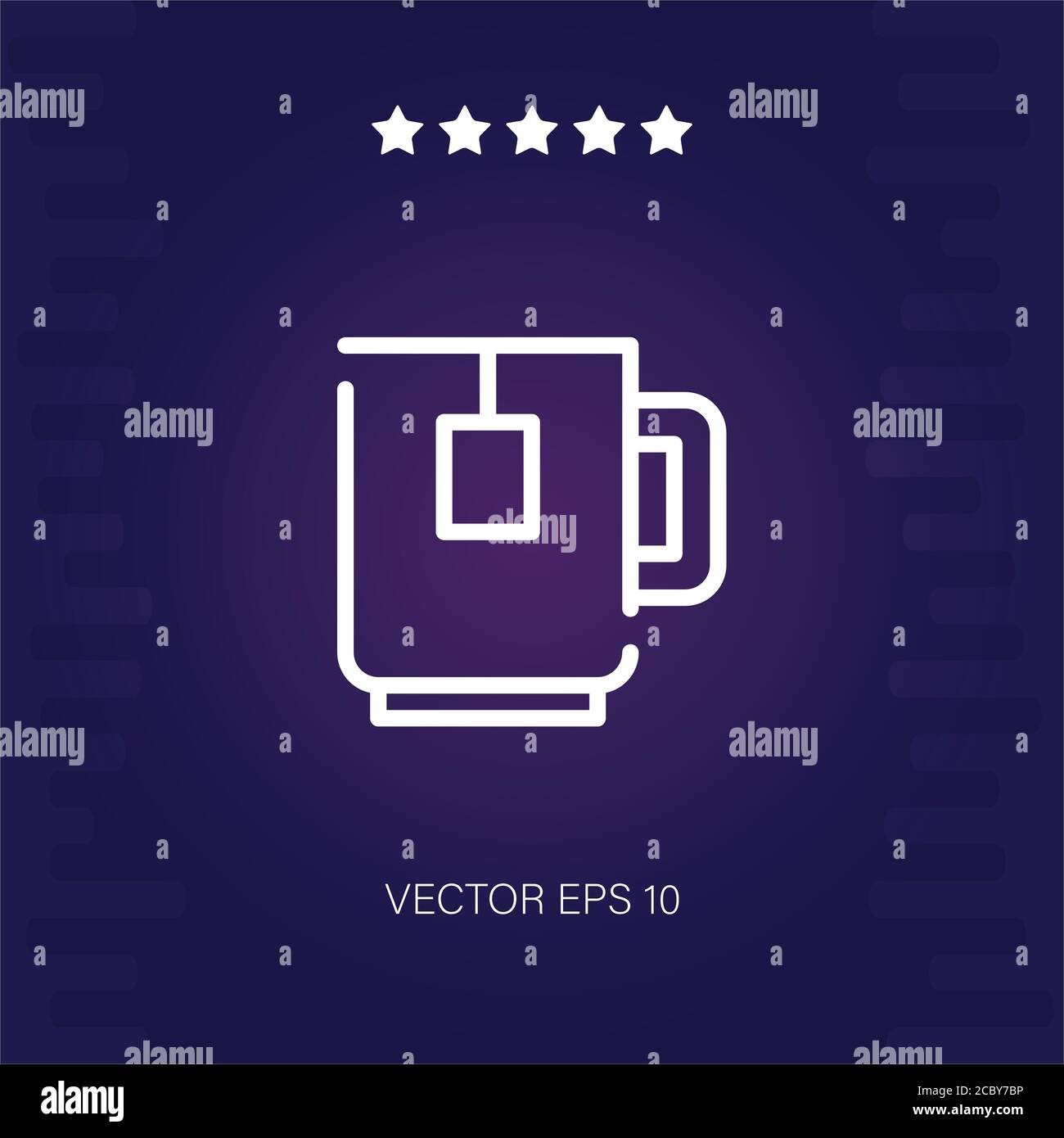 tea vector icon modern illustration Stock Vector Image & Art - Alamy