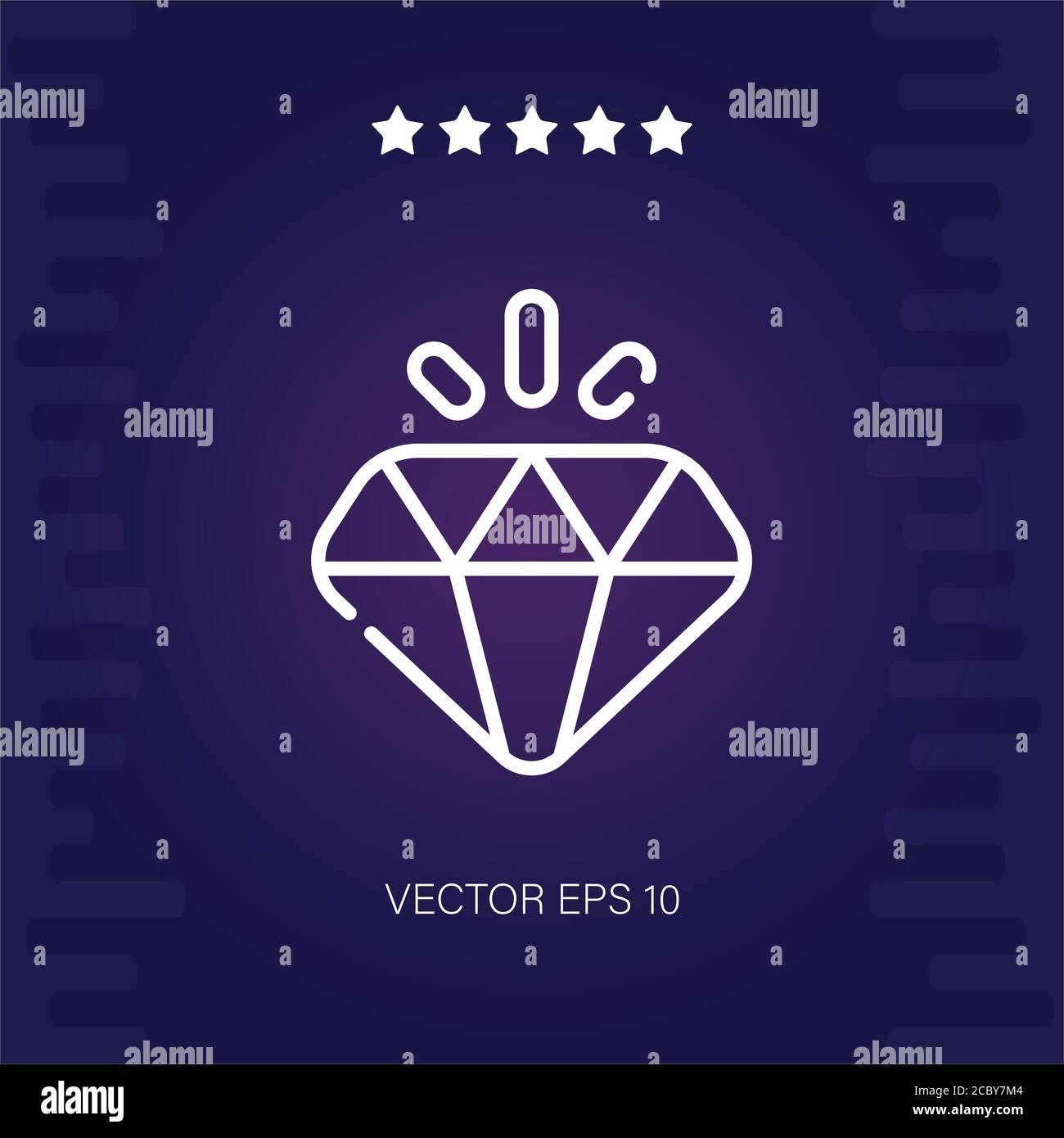 diamond vector icon modern illustration Stock Vector Image & Art - Alamy