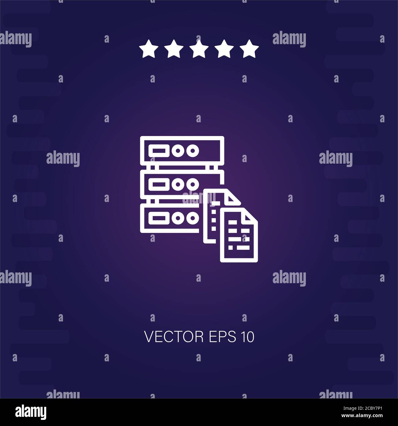 data storage vector icon modern illustration Stock Vector Image & Art ...
