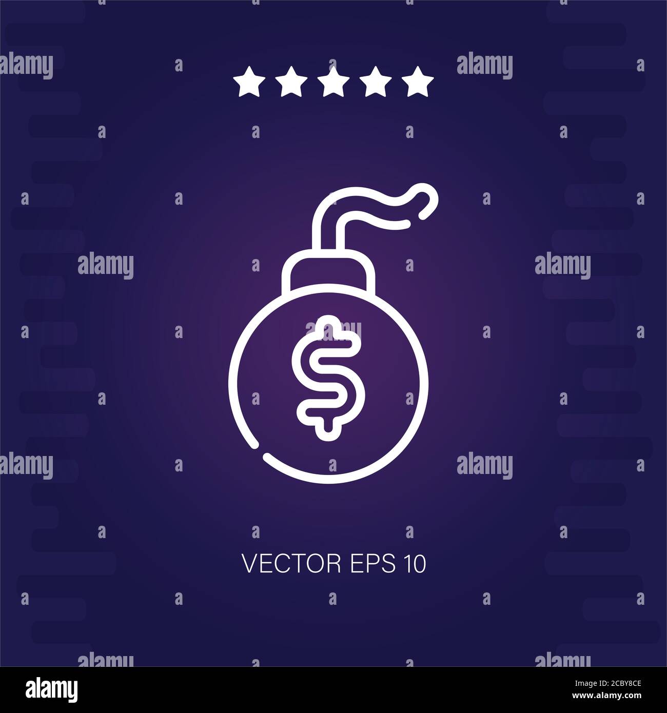 bomb vector icon modern illustration Stock Vector Image & Art - Alamy