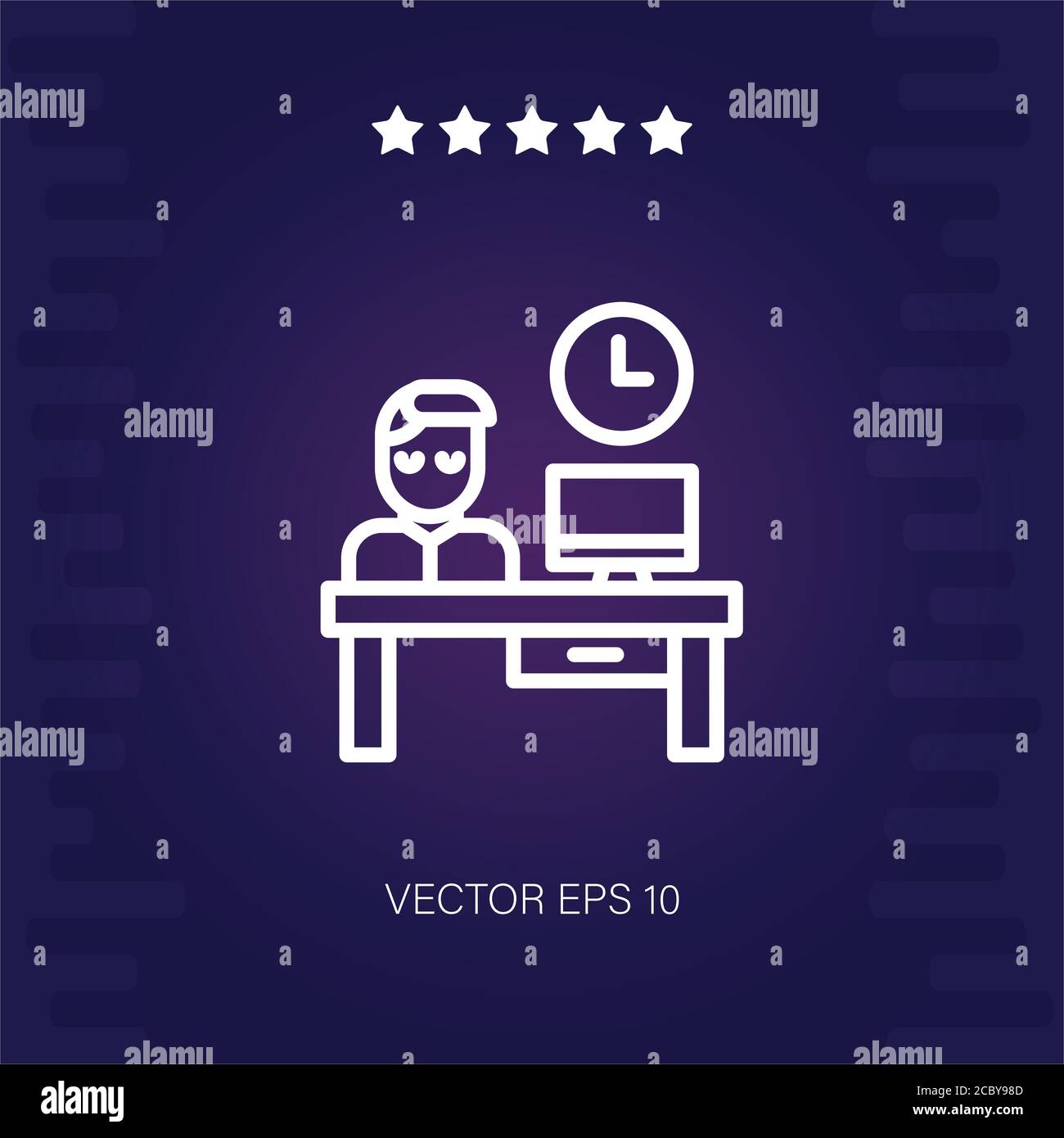 office vector icon modern illustration Stock Vector Image & Art - Alamy