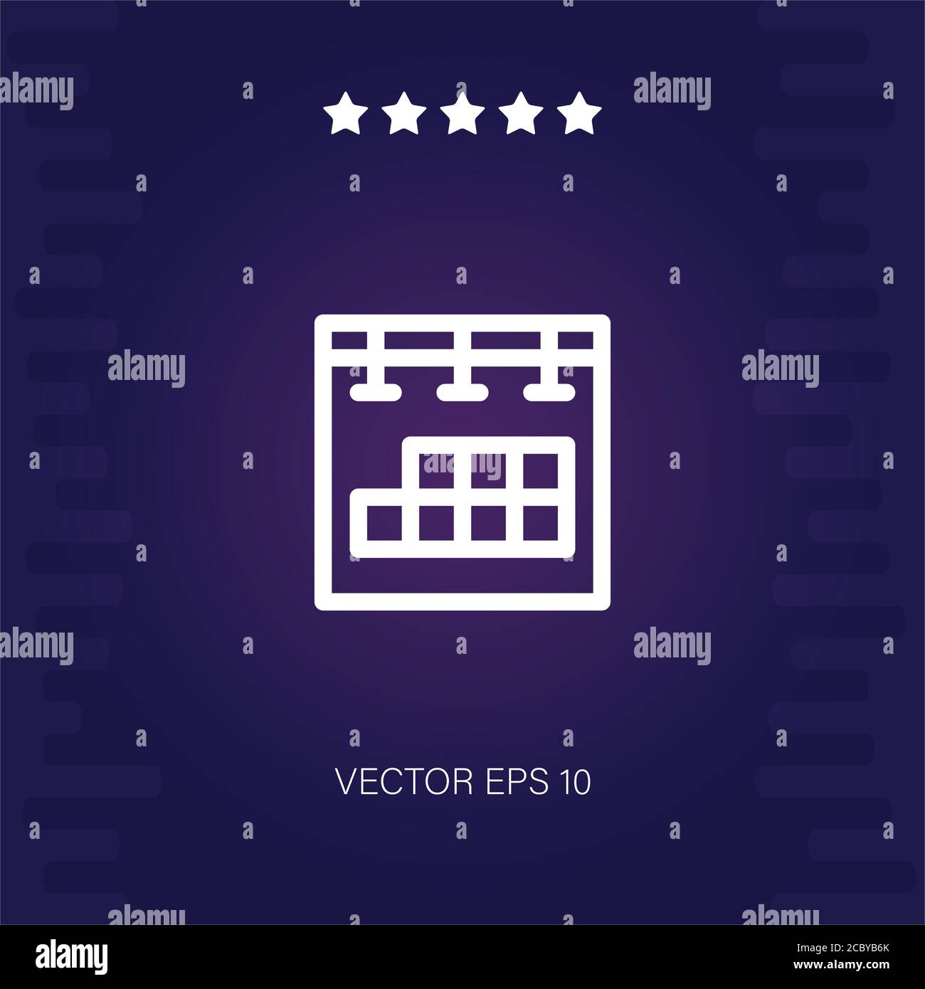 calendar vector icon modern illustration Stock Vector Image & Art - Alamy