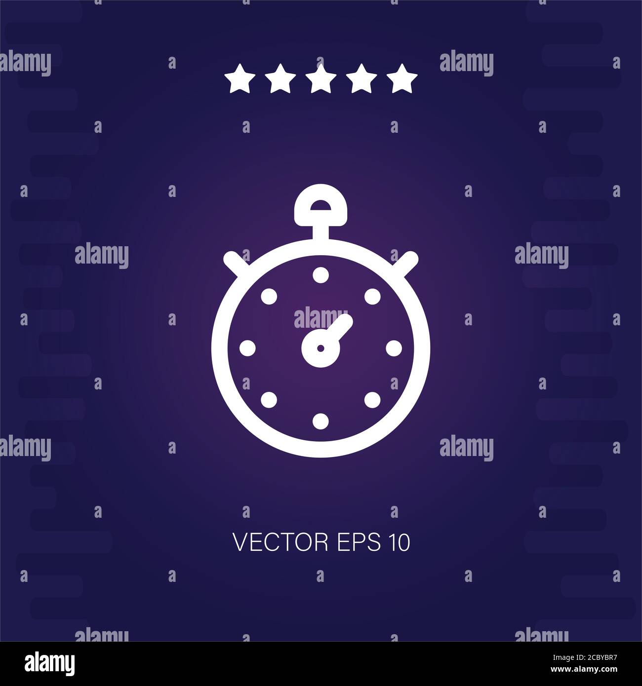 stopwatch vector icon modern illustration Stock Vector Image & Art - Alamy