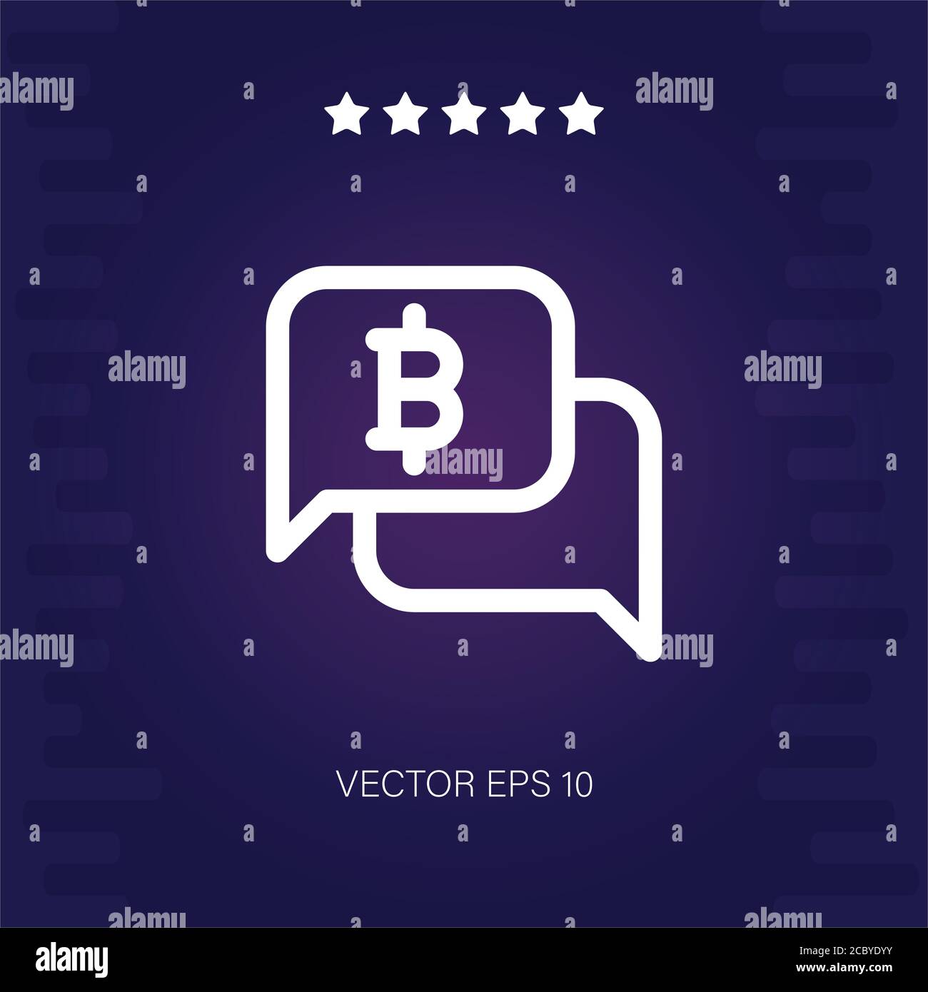 bitcoin vector icon modern illustration Stock Vector Image & Art - Alamy