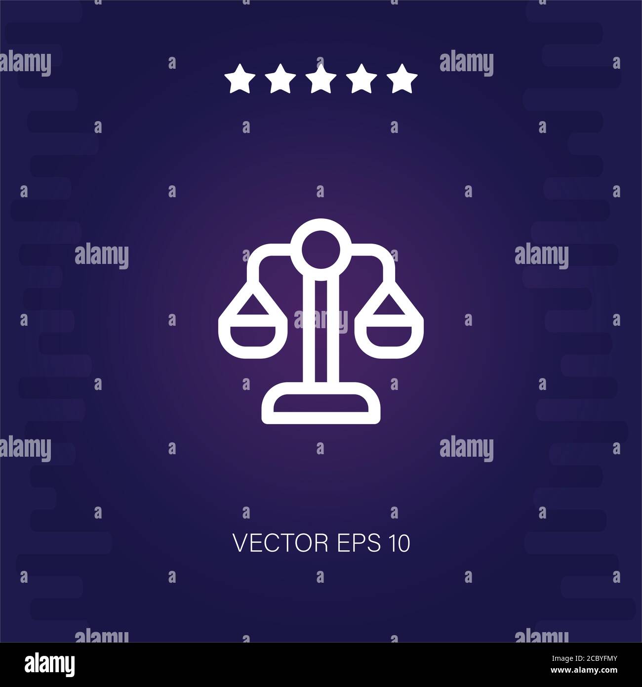 scale vector icon modern illustration Stock Vector Image & Art Alamy