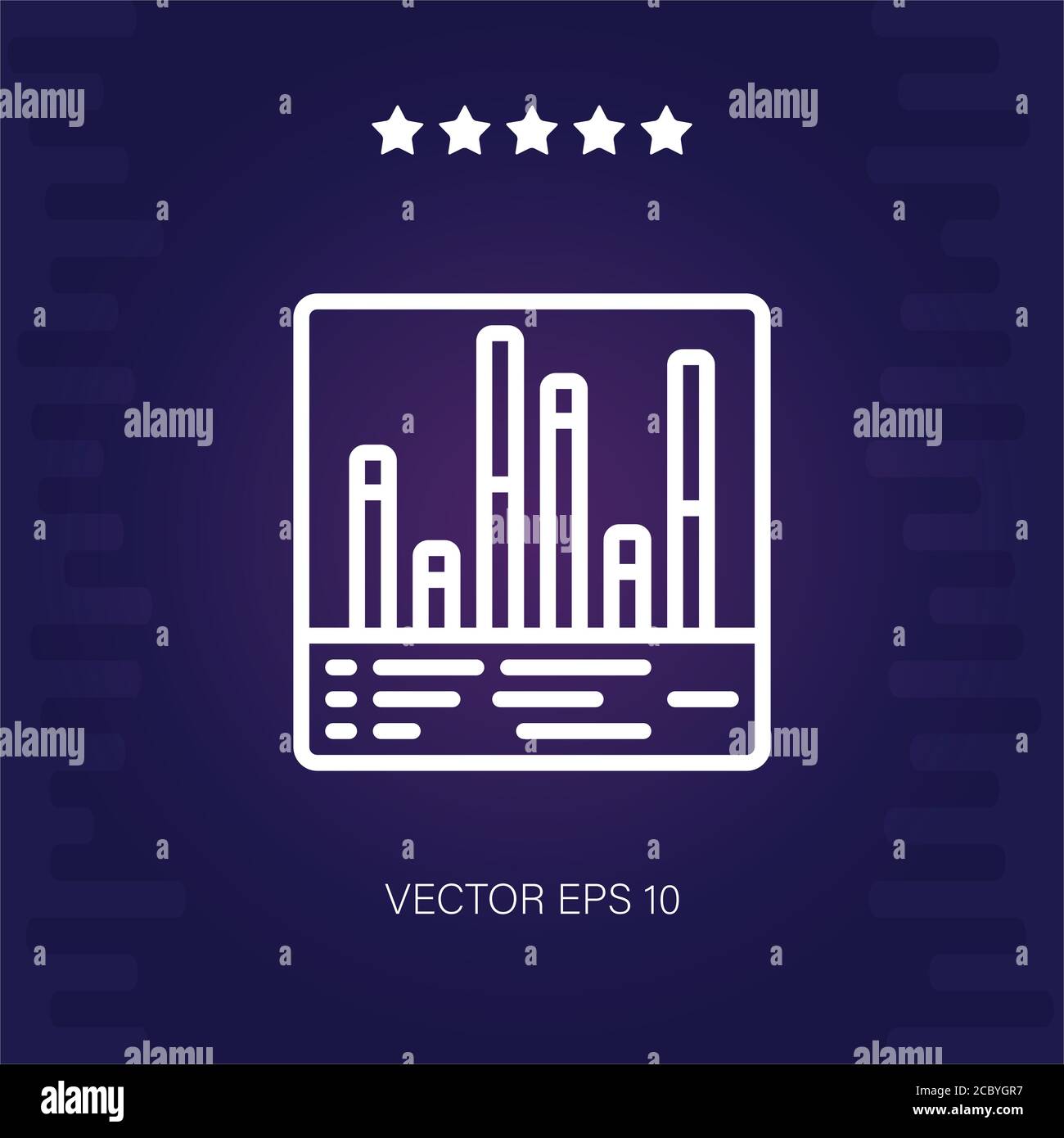 analytics vector icon modern illustration Stock Vector Image & Art - Alamy