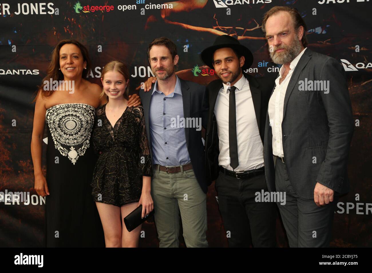 LR Rachel Perkins, Angourie Rice, Craig Silvey, Aaron McGrath and Hugo Weaving attend the LR Rachel Perkins, Angourie Rice, Craig Silvey, Aaron McGrath and Hugo Weaving attend the