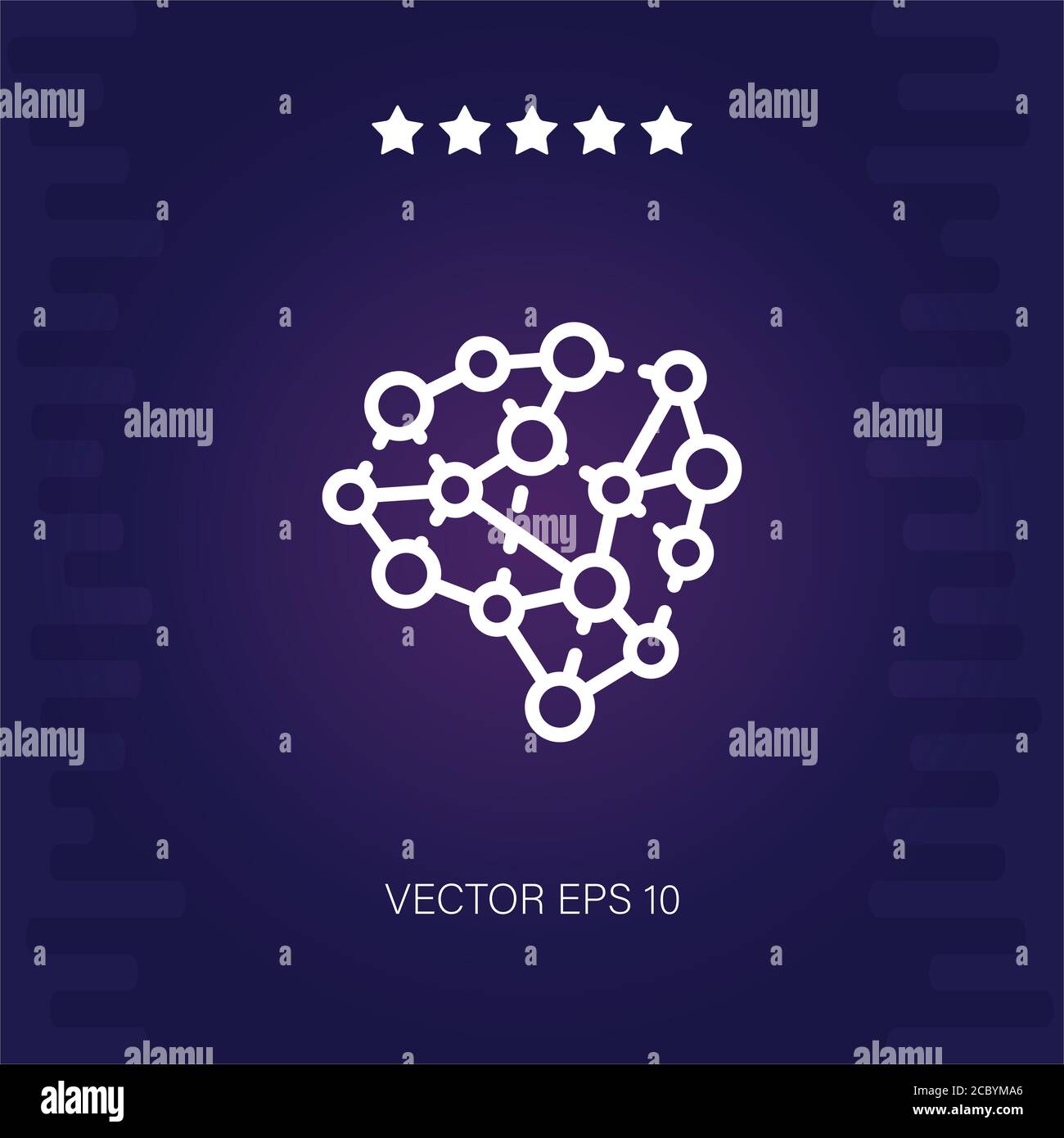 neural vector icon modern illustration Stock Vector Image & Art - Alamy