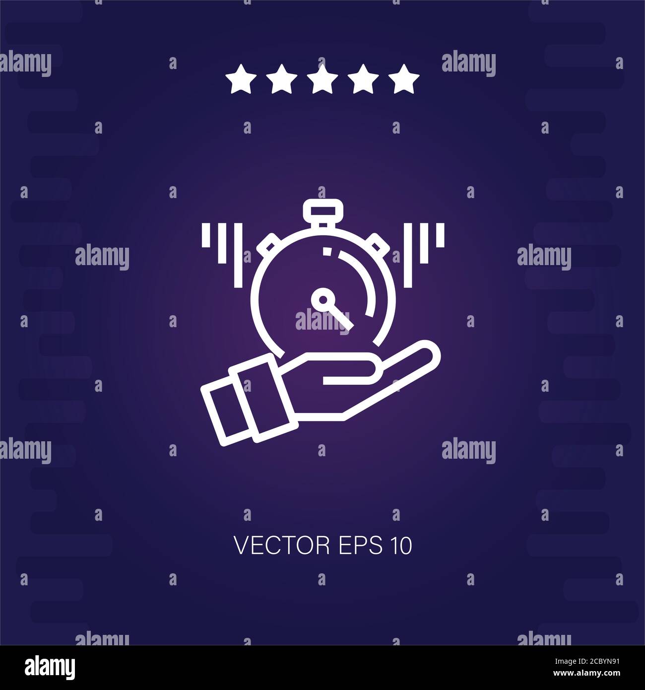 time vector icon modern illustration Stock Vector Image & Art - Alamy