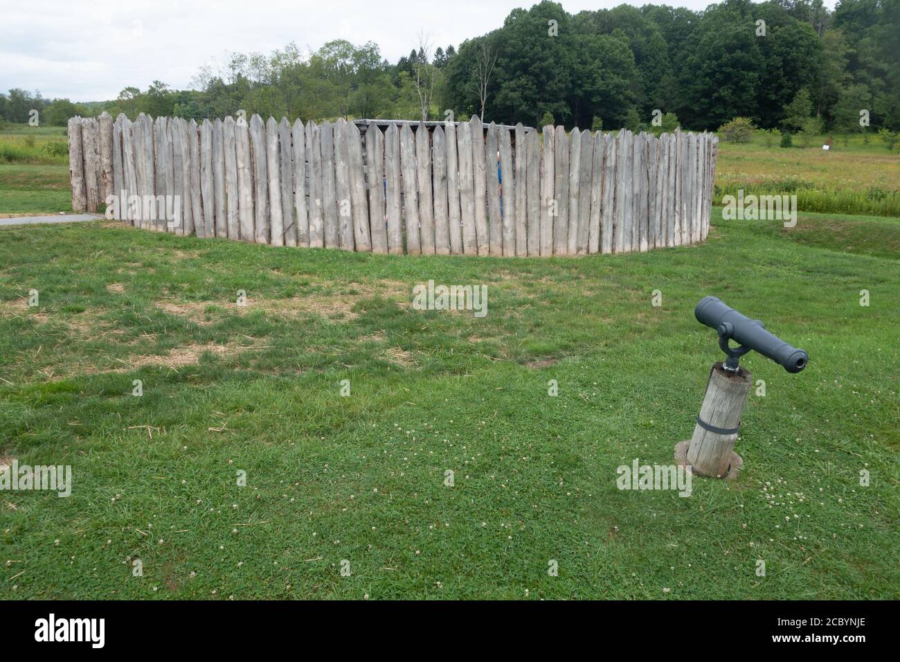 Fort Necessity National Battlefield, Farmington, Pennsylvania, USA Stock Photo