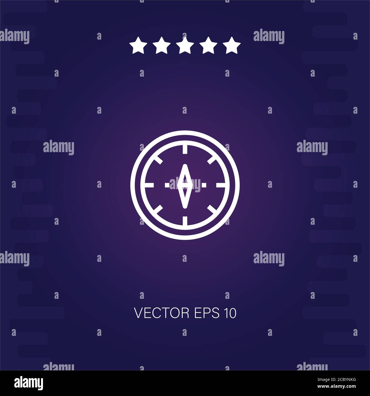 compass vector icon modern illustration Stock Vector Image & Art - Alamy