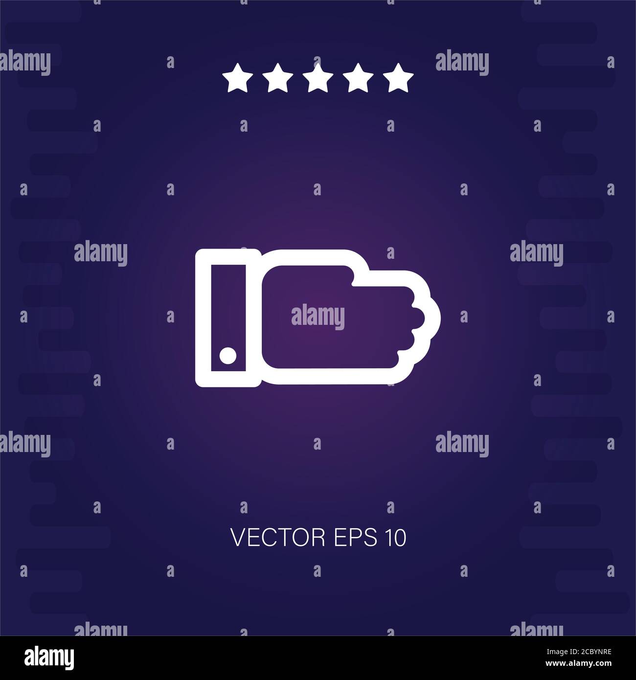 hand vector icon modern illustration Stock Vector Image & Art - Alamy