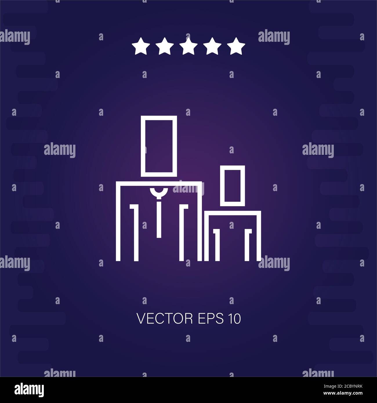 meeting vector icon modern illustration Stock Vector Image & Art - Alamy