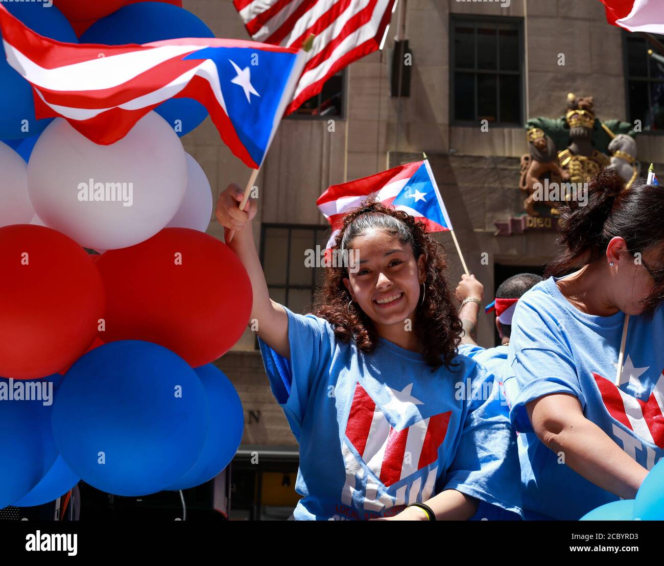New York cities annual Puerto Rican Day parade on 5th ave. Manhattan
