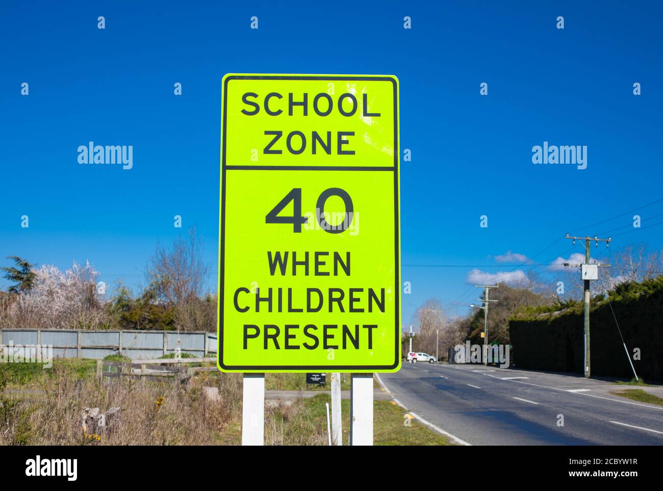 New Zealand Countryside Scenes: iconic road-signs and warnings Stock ...